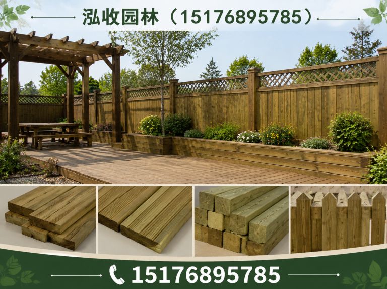 周口防腐木展示图